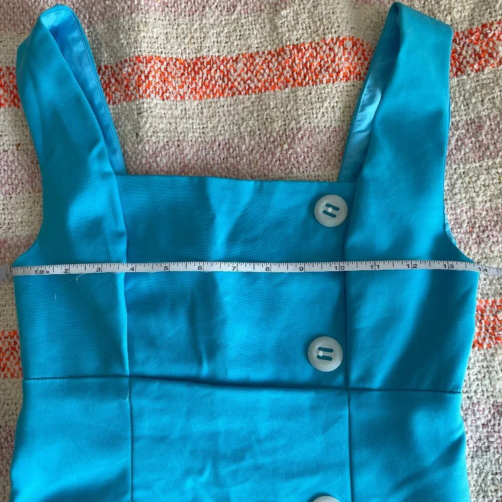 NWOT Mable Blue 60s Mini Dress - Picture 5 of 5